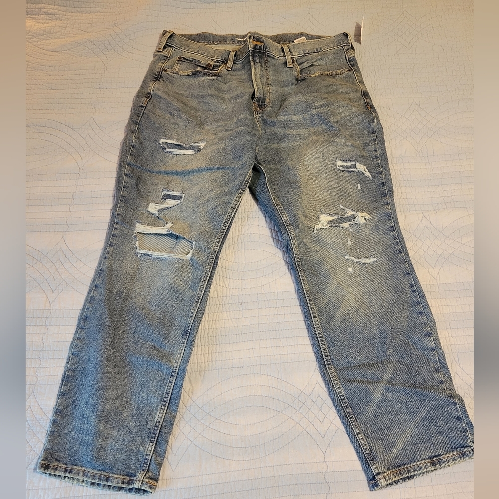 Athletic Taper Ripped 38W 30L Jeans